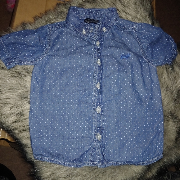 Life and Legend | 24M denim chambray button down shirt top boys infant baby - Picture 2 of 10